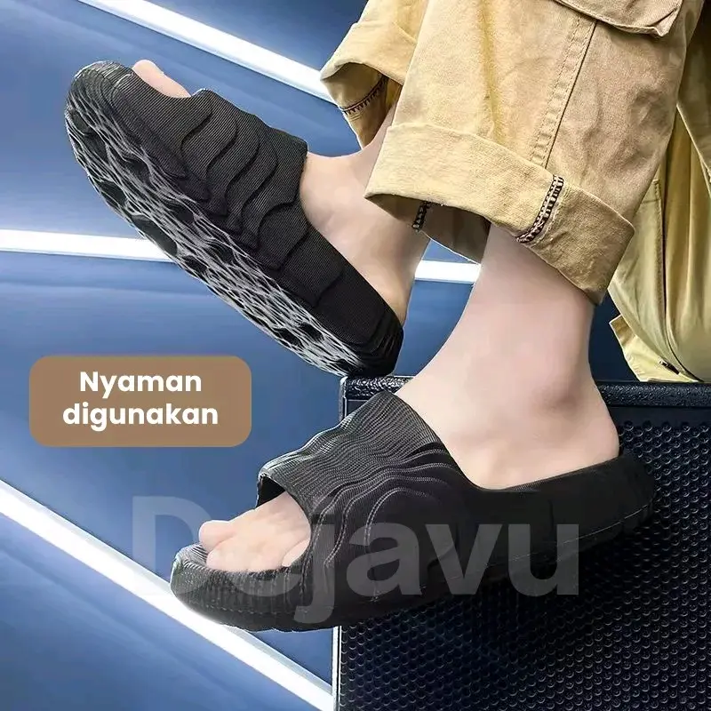 Sandal Selop Pria Dewasa Dan Anak Terbaru Motif Loreng Bahan Empuk Shoes 8