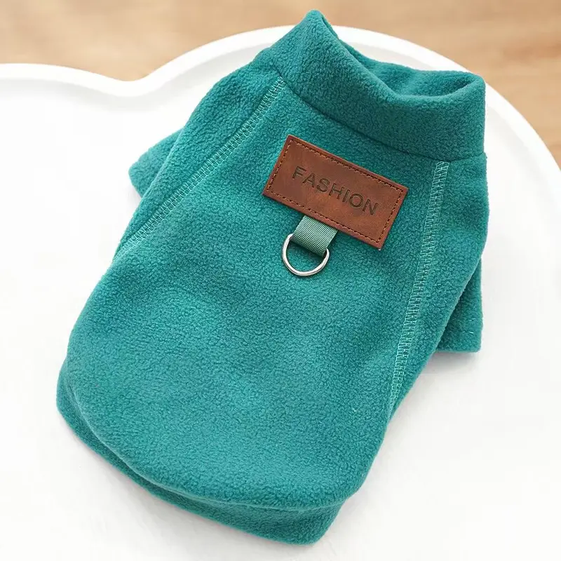 Quần áo cho chó và mèo, cho thú cưng, áo lớp cơ sở mùa thu và mùa đông, có thể mặc được, có thể thu vào, thích hợp cho Teddy, Beishi và Fido. 8