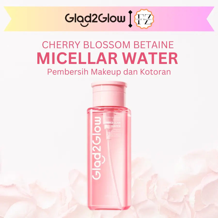 Glad2Glow Cherry Blossom Betaine Micellar Water 300 ml