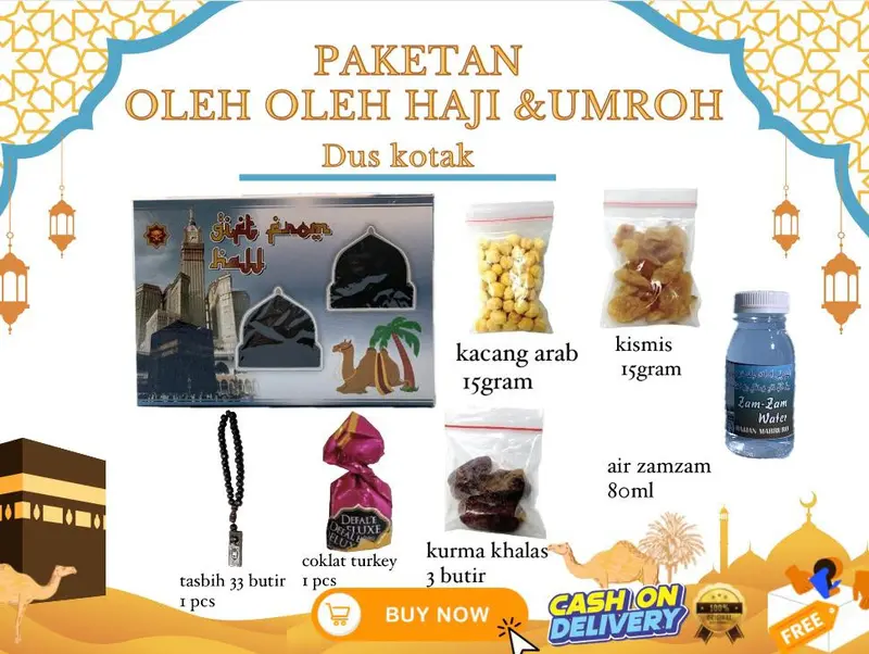 Paket hemat Oleh Oleh Haji & Umroh paket dus kotak paket hematlengkap 7