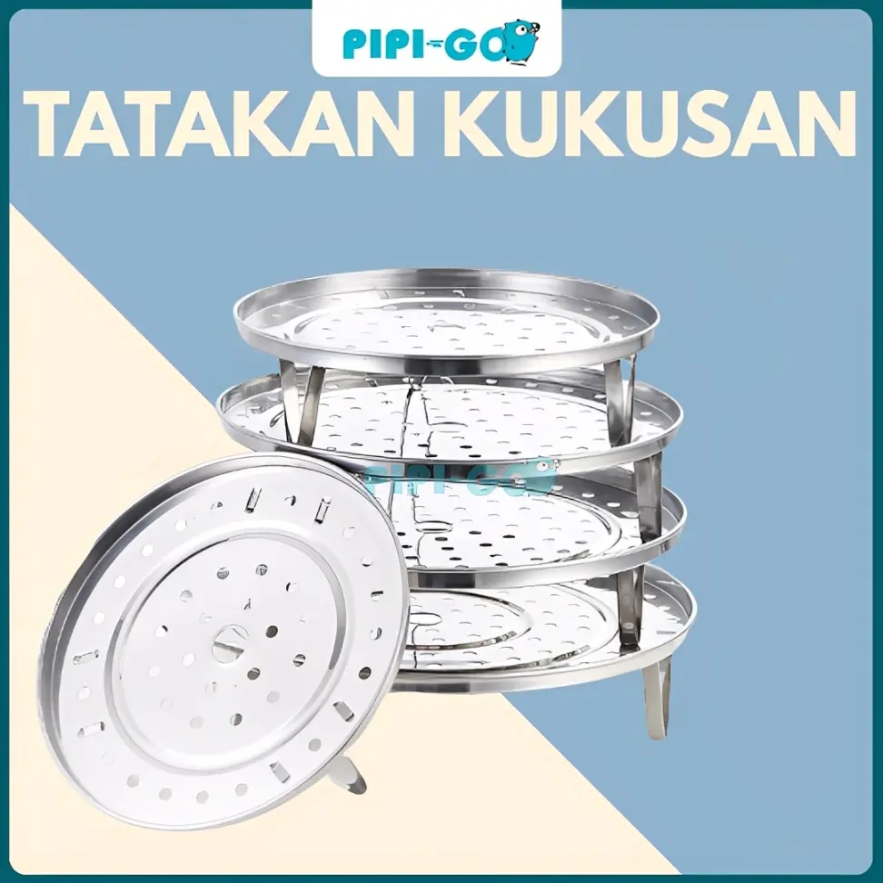 PPG- Tatakan Kukusan Panci 18cm 20cm-28cm  Stainless Steel Dengan Kaki Kitchenware
