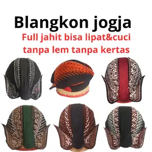 Blangkon jogja full jahit bisa lipat dan cuci