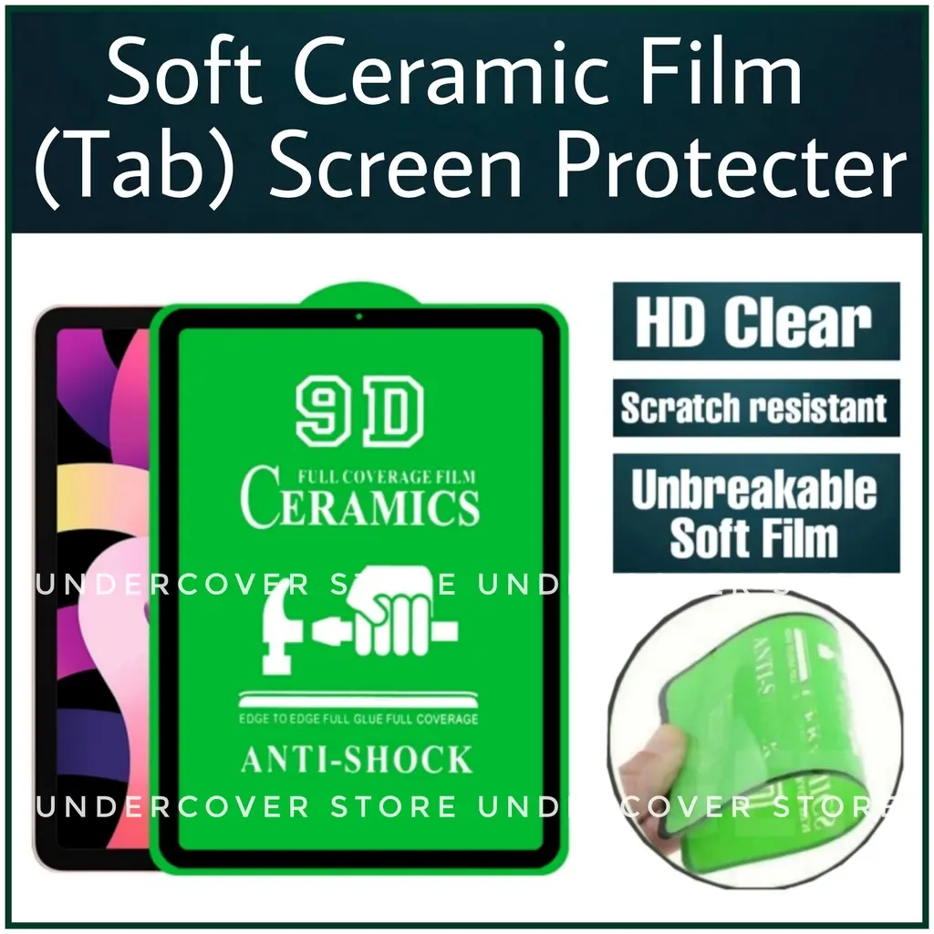 Samsung Tab A P205/T295/A7 T500/A7 Lite/A8/S7/S8/S6 Lite Soft Ceramic CLear Full Tempered Glass Tablet Screen Protector