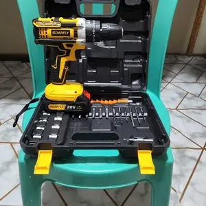 【Gajian Sale August】SOARFLY 20V Mesin Bor Baterai lithium Cordless Drill lmpact Electric BatteryScrewdriver Wall 3 Mode Screwdriver Hammer DrillBits torsi