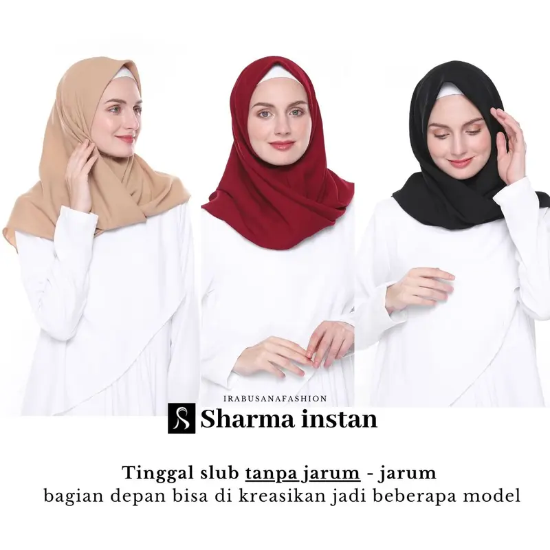 Hijab Instant IBF Jilbab Segitiga Simpel 0