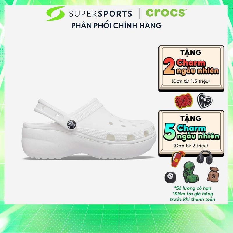 Giày nhựa nữ Crocs Platform Classic - 206750-100