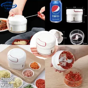 Chooper Manual Tarik Mini Blender/Alat Penghalus Bumbu Dapur