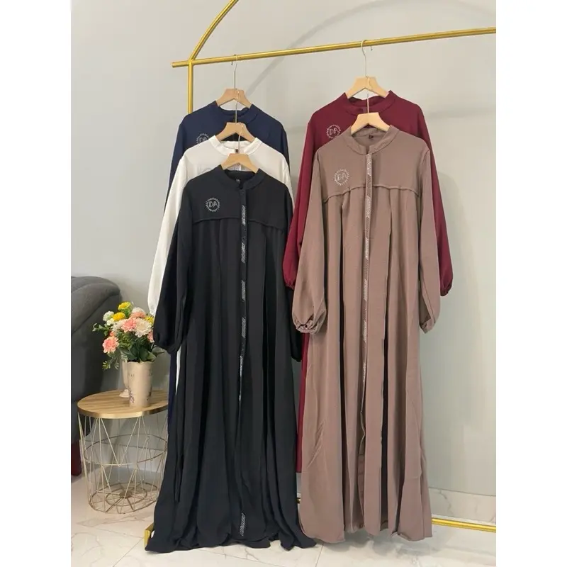 Gamis Maxi Cricle Airflow gamis wanita premium Muslim Crinkle dasar 4