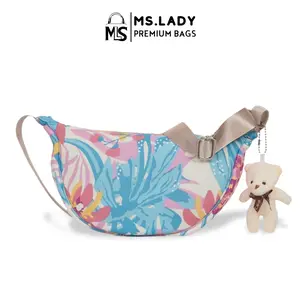 Ms.Lady - Tas Selempang Kamala Baby Corduroy Motif / Tas Selempang Wanita  Baby Corduroy Premium