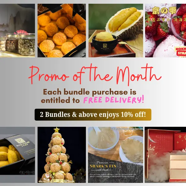 Free delivery! Royal Durian Promo of the Month (May,2025) - Mini MSW Cake + Sharks Fin/IceCream/Puff