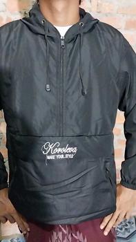 Product Review of Jaket pria distro Bandung hoodie keren grosir pakaian pria jaket pria keren jaket cowok jaket parasut jaket parasut pria jaket parka jaket pria distro Nyaman   parasut cougle Bomber Waterproof Semi Casual Logo Bordir Hitam Tebal jersey set from C**g 0