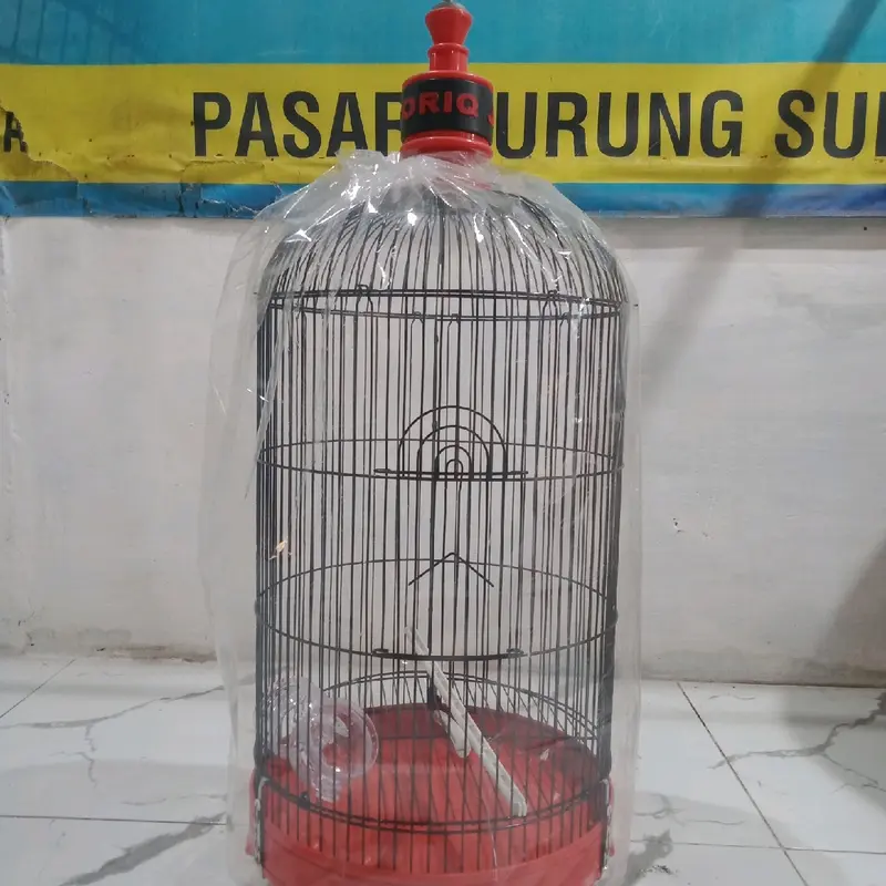 sangkar levebird oriq jaya vpc poloss bahan tebel ukuran lebar 33x33cm pengiriman seruruh indonesia 2