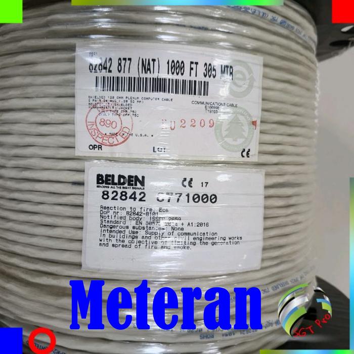 Jual Belden 82842 Multi Conductor Cable 2 Pair 24AWG RS485 Plenum