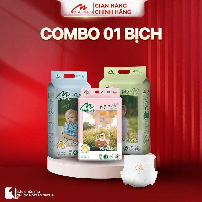 KHÔNG QUÀ 1B NATURE MỚI 1 Bịch Tã Bỉm Dán Quần MOMO NATURE 2025 Công Nghệ Đai Quần Siêu Mềm Mỏng Thoáng Khí