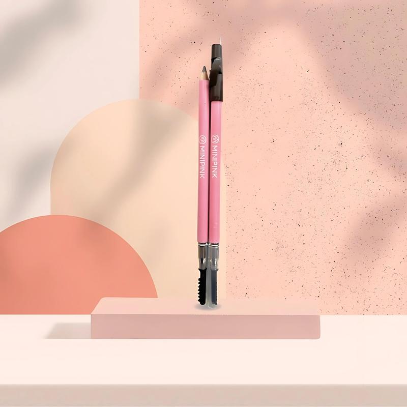 MINIPINK Double Head Sharpener Eyebrow Pensil Alis Kepala Ganda Tahan Lama Tahan Air MP010 6