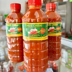 500gram Saus Cabai Extra Pedas Cap Lombok Gandaria Kemasan Botol Plastik