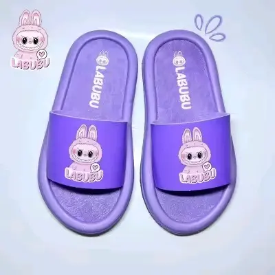 Sandal selop labubu terbaru size 26-35 sendal kokop anak fashion korean staylish Kaki Sepatu 2