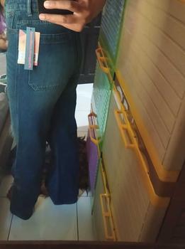 Product Review of DISYAK - HighWaist Loose Jeans Celana Panjang Boyfriend Standar Vintage Blue 109-209 from M**n 1