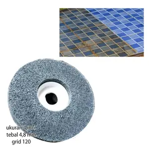 Pembersih kerak Lantai Kamar Mandi Sikat Toilet Mata Gerinda Poles Pemoles Ubin Granit Brush