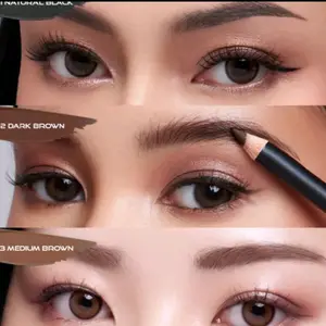 ~MJM BEAUTY~IMPLORA Pensil Alis Hitam EYEBROW PENCIL BLACK PENSIL ALIS Konsisten untuk Tampilan Rapi dan Natural Cocok untuk Sehari-hari dan Acara Khusus
