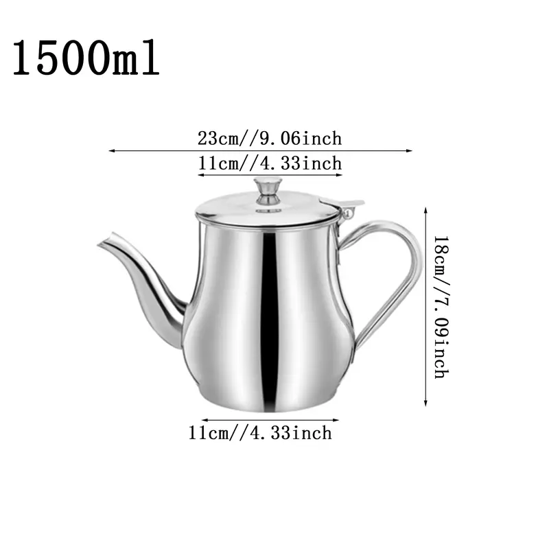 Cook Dầu Thép Không Gỉ Có Thể Đa Năng Chống Rò Rỉ Chịu Nhiệt Chai Giấm Nồi Cho Nhà Bếp Dụng Cụ Sắp Xếp Gia Đình 6