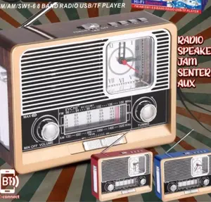 Radio Bluetooth Mp3 Mitsuyama MS-4020BT UNIX RADIO JAM ANALOG PLUS SENTER LED AM/FM/SW