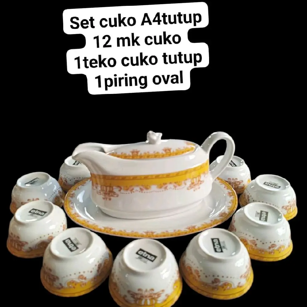 set cuko mahkota A4 tutup