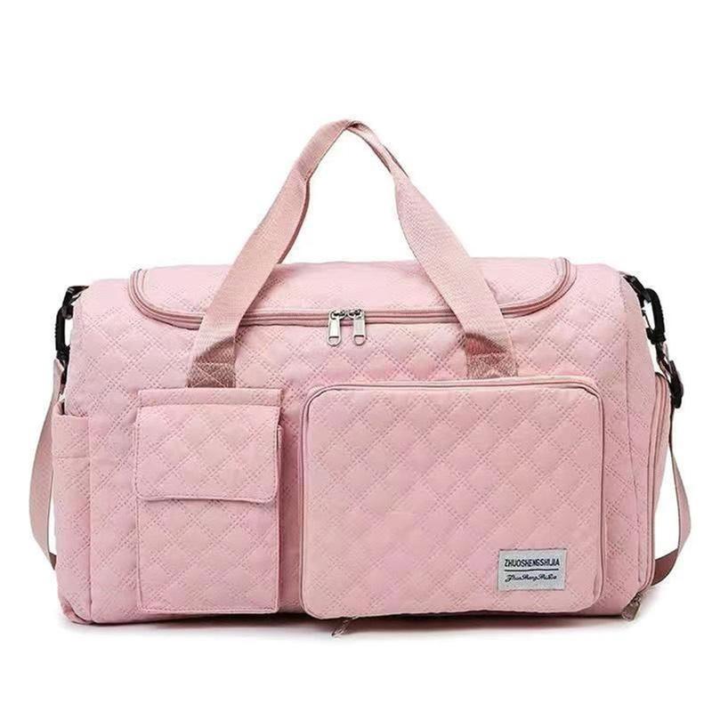 Túi Du Lịch Túi Xách Chống Thấm Nước đựnġ Đồ Dung Tích Lớn Có Nhiều Ngăn Có Đai Cài Đi Kèm Vali Bag Kem Da