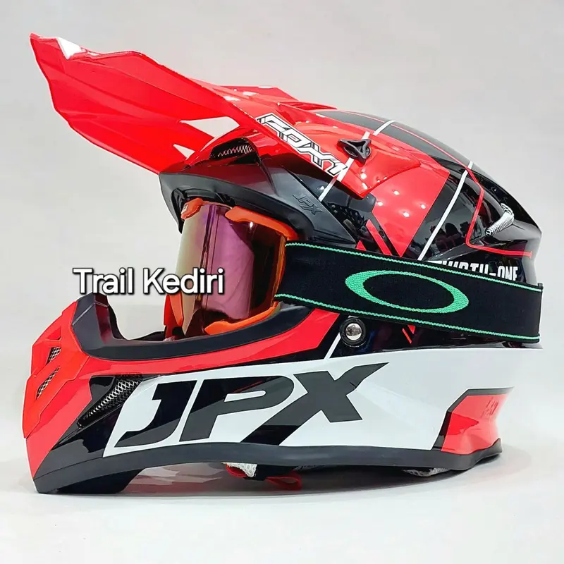 Jpx Cross X31 Fox 1 Orange Glossy Helm Trail Google 4
