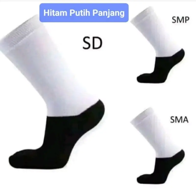 Grosir murah 6 pic kaos kaki  Sekolah SD SMP SMA Serbaguna