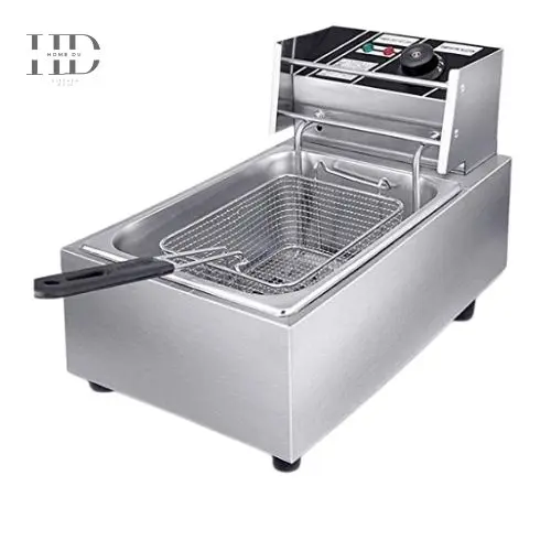 Electric Deep Fryer Machine Single Tank for Home Kitchen