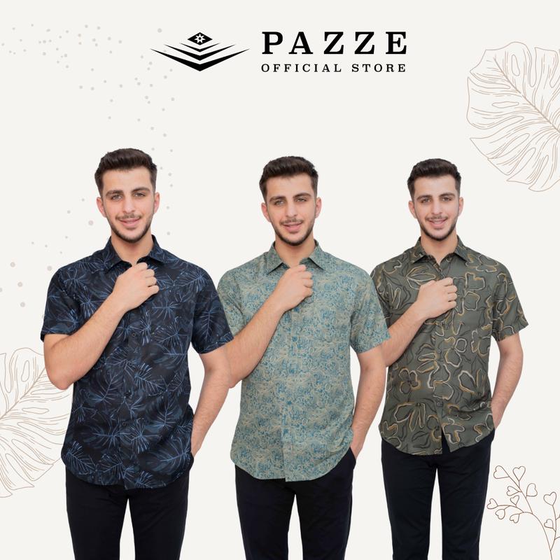 [Batik 1/8] Pazze Baju Batik Slim Fit Casual Floral - TikTok Shop Malaysia