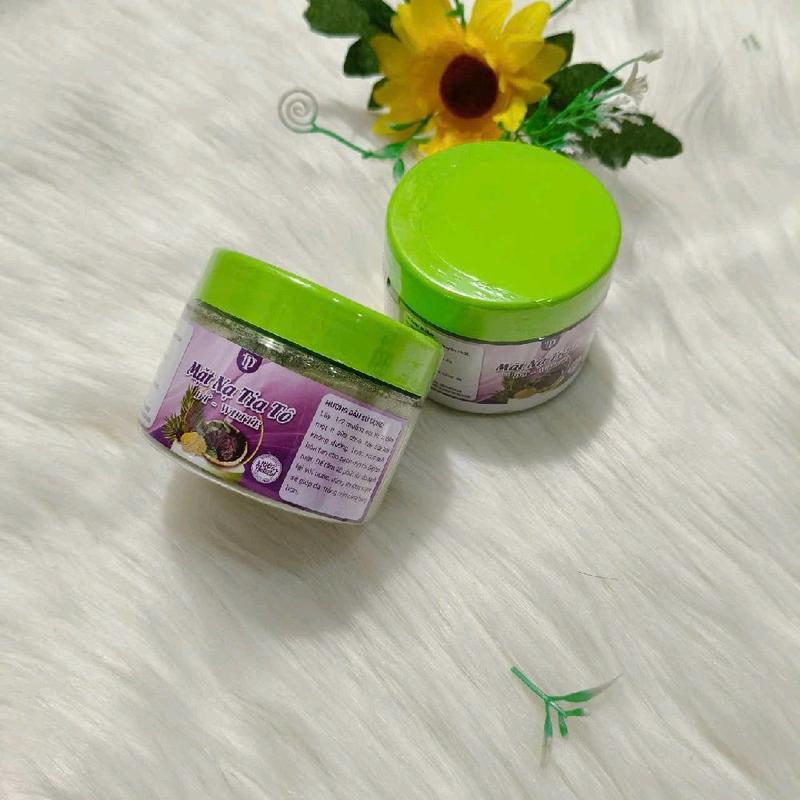 1 HỘP BỘT ĐẮP MẶT LÁ TÍA TÔ DT WHITE hỗ trợ nám