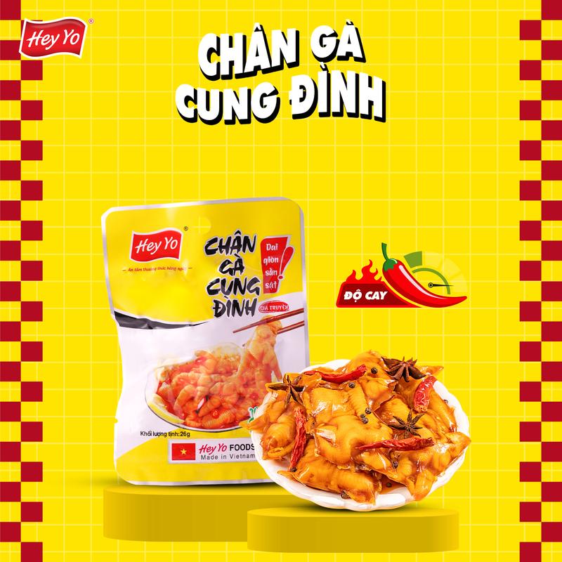 chân gà CUNG ĐÌNH rút xương - Hey Yo
