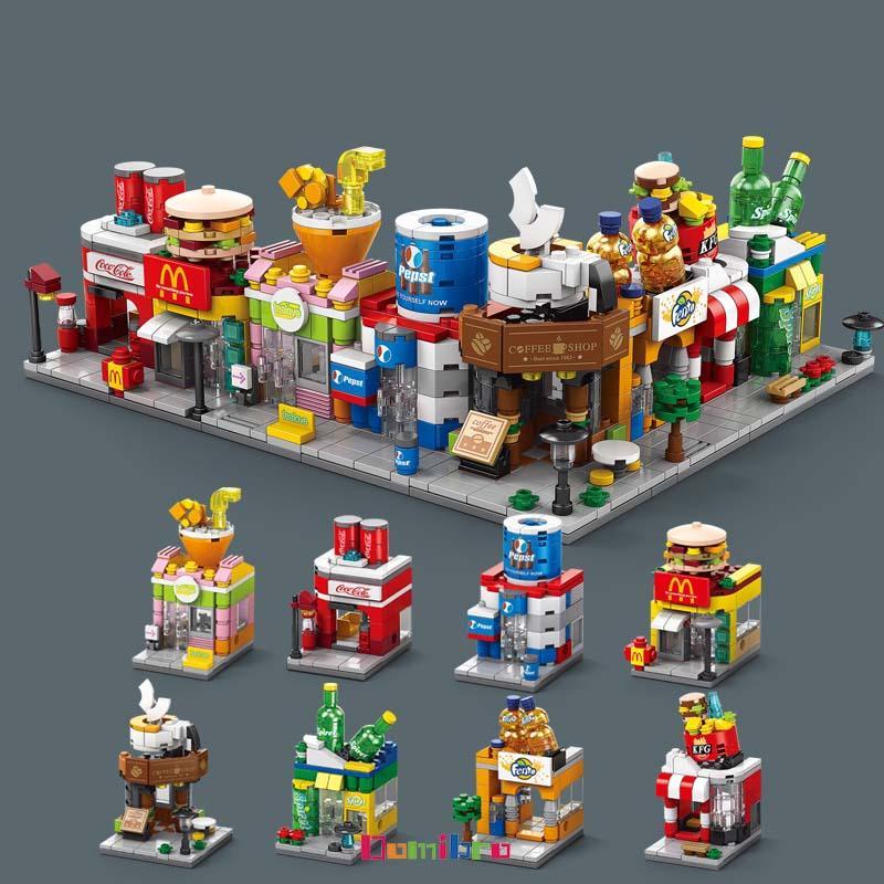 Product Introduction of Mainan Balok  Mini Toko sudut McDonald's 3D Puzzle Susun Edukasi Mainan Mainan Anak 29