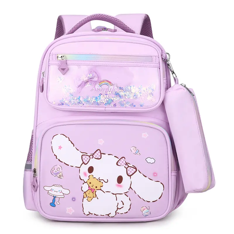 New 2in1 Schoolbag for Primary School Students Grade 1-5 Girl Schoolbag Cute and Lightweight Waterproof Large Capacity Backpack