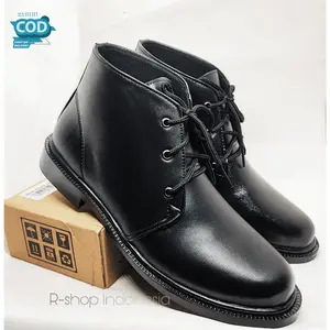 Sepatu PDH Shoes Hitam Prian Sepatu Sekolah Sepatu Dinas Harian Sepatu Kantoran Sepatu Kerja Satpam Security TNI Polisi