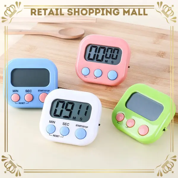 RSM Timer Stopwatch Alarm Mini Portable Digital Kitchen LCD Dapur Kitchenware 0