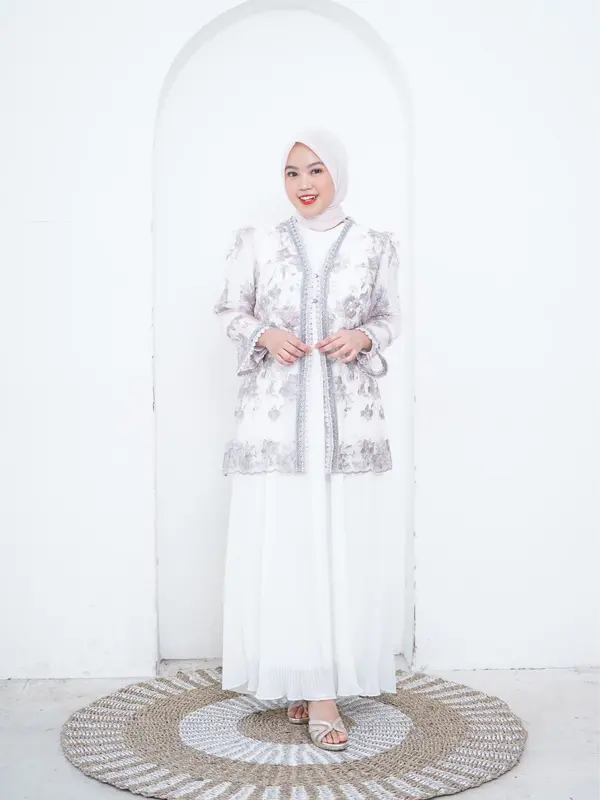 Elnisha Boutique - Outer Dahlia (Outer Modern Wanita Kekinian Kebaya Modern Tunangan Kebaya Lamaran) 2