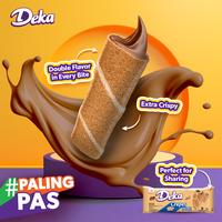 Gambar Deka Crepes Choco Nut 90g - Wafer Lipat Pertama di Indonesia dengan Krim Lembut dan Rasa Coklat Kacang Enak - 1 Pcs dari duakelinciofficial Kota Tangerang 2 Tokopedia