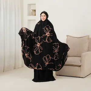 Mukena Rayon Premium Marwah Jumbo Adem Nyaman Motif Bunga