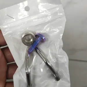 Gantungan barang motor universal dengan baut titan stainless dan titanium gantung motor crome universal Besi Motorcycle