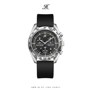 [LIVE EXCLUSIVE] JIMS HONEY JHW 31 Jam Tangan Pria Wanita Unisex Free Exclusive Box Kaca Rubber Stainless Watches Waterproof