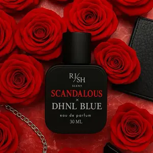 Rish Scent- Mix Parfum Scandalous x Dunhil Blue Wangi Tahan Hingga 6 jam Parfum Pria & Wanita Eau De Parfum