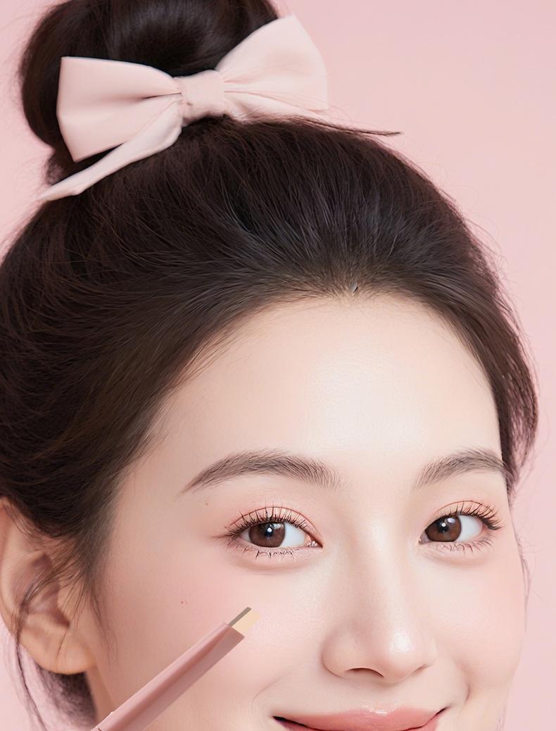 Penyorot bawah mata 2-in-1, tahan air dan tahan keringat, dua ujung, menggabungkan penyorotan dan pencerahan dalam satu.