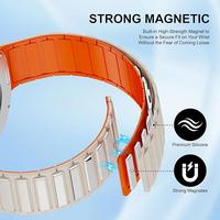 Gambar Silicone Magnetic Strap for Samsung Galaxy Watch 8 Classic Getgard Silikon Tali Jam Magnet Band - Black dari GET-WID Kota Administrasi Jakarta Barat 3 Tokopedia