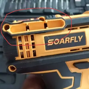 【Gajian Sale】SOARFLY 20V Mesin Bor Baterai lithium Cordless Drill lmpact  Tangan Bor cas murah komplit Bisa besi beton kayu