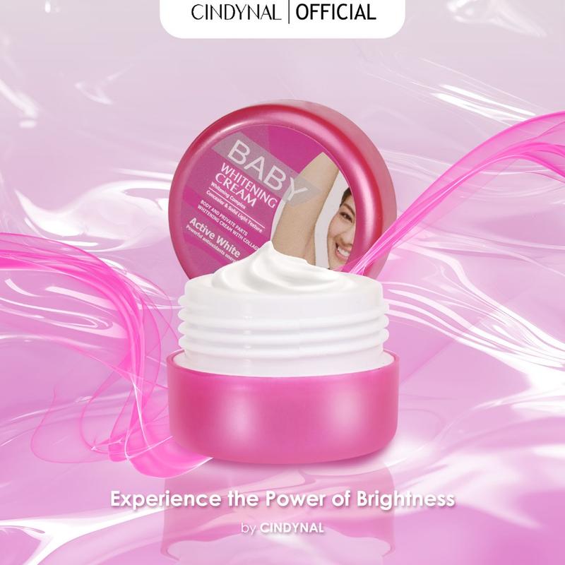 [NEW] Cindynal Baby Whitening Krim - Cream Pemutih Badan  Ketiak  Leher Pantat dan Selangkangan 5