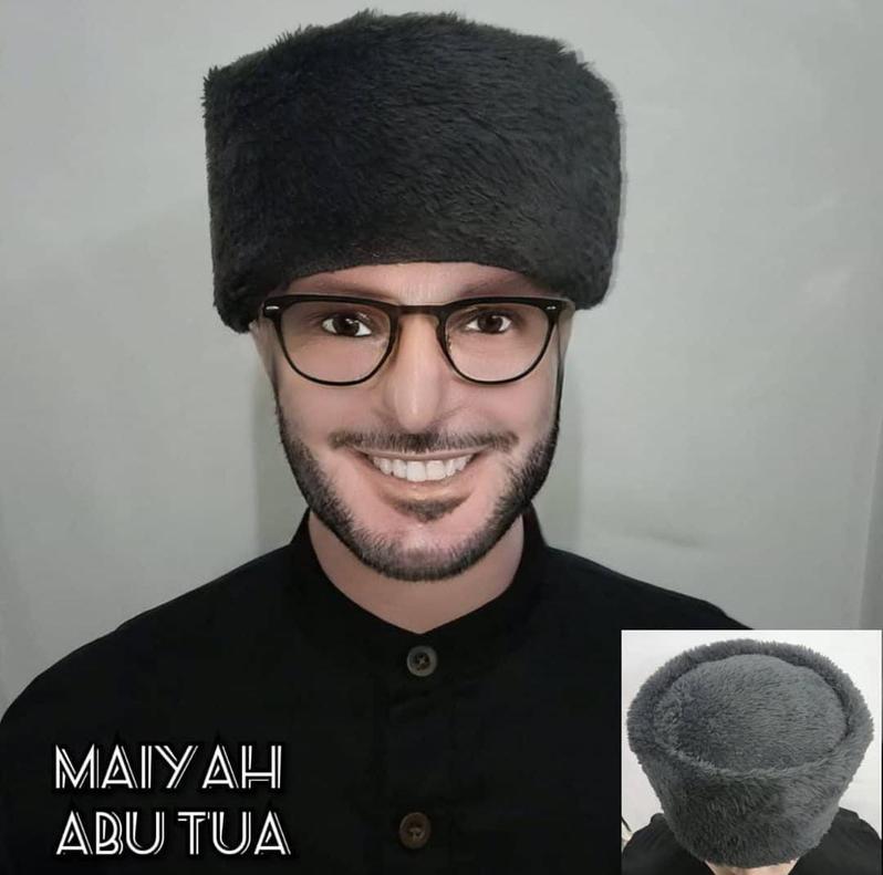 Product Introduction of Peci Bulu Rusia Kopyah Maiyah Songkok Caknun Kopia Solat Kekinian Muslim Kopiah 21