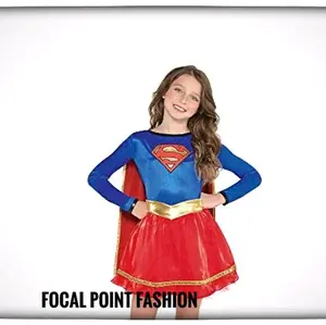 kostum Supergirl anak terbaru Superhero Halloween Costume